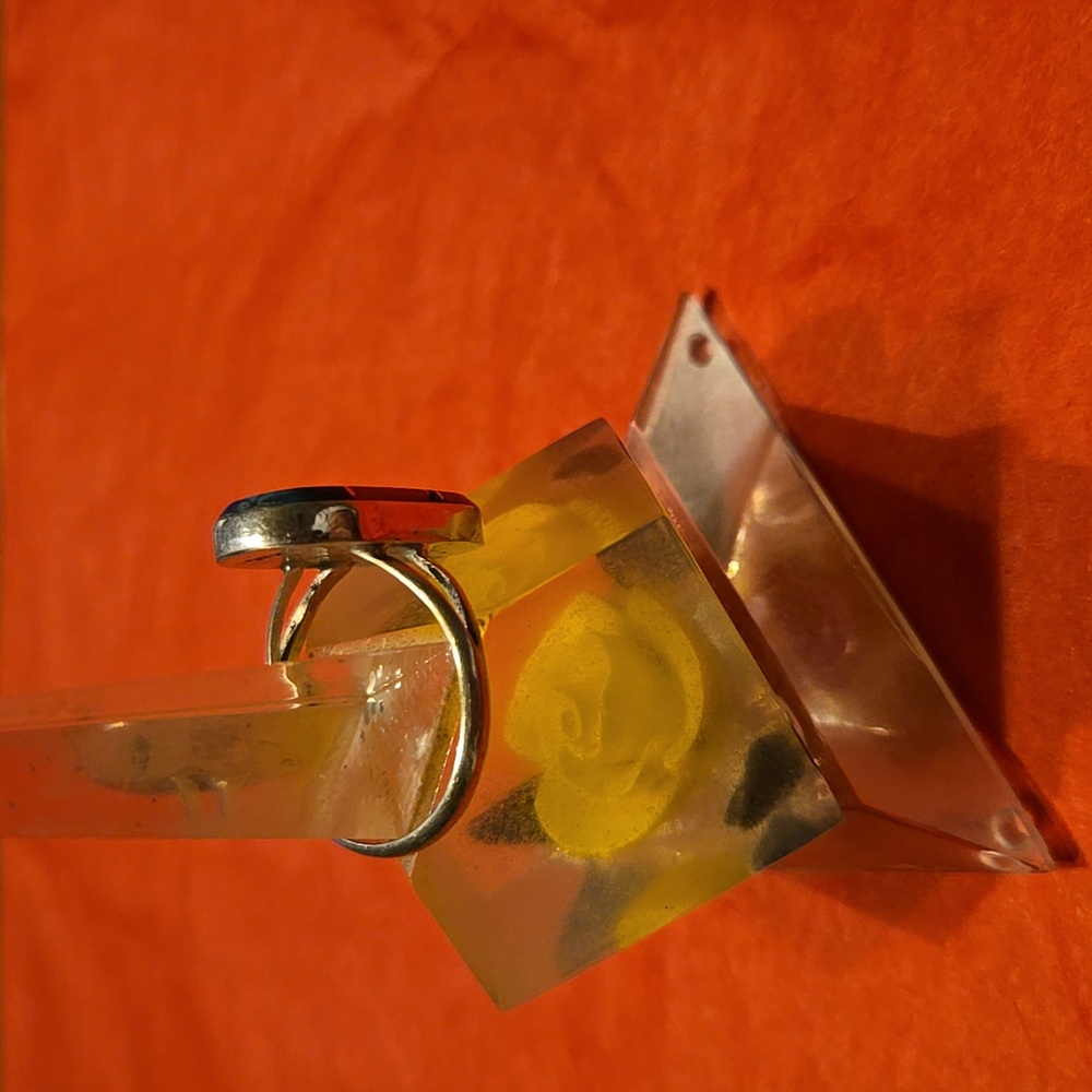 Multi Stone, Inlay Ring - image 4